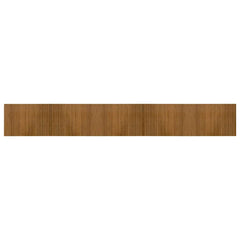 vidaXL Rug Rectangular Brown 70x500 cm Bamboo 2
