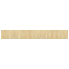vidaXL Rug Rectangular Light Nature 70x500 cm Bamboo 2