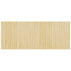 vidaXL Rug Rectangular Light Nature 80x200 cm Bamboo 2