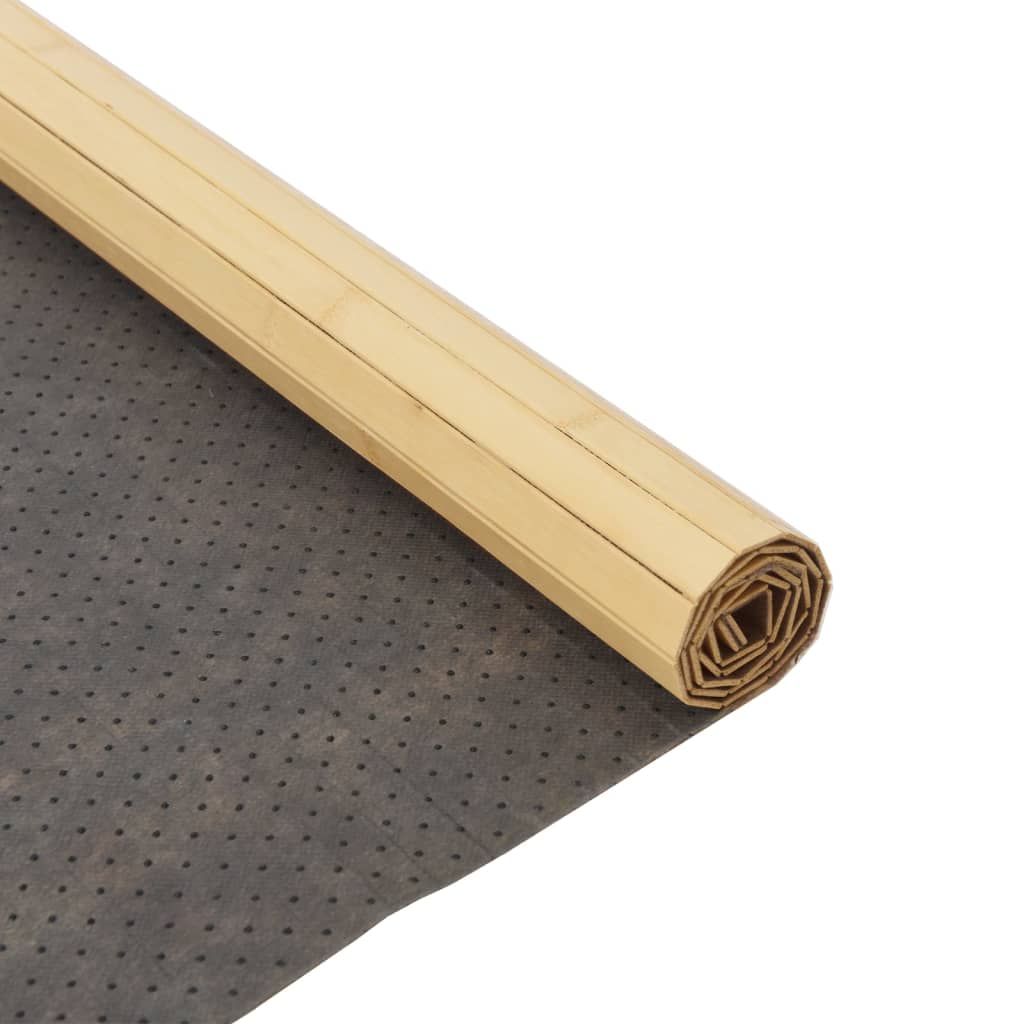 vidaXL Rug Rectangular Light Nature 80x200 cm Bamboo 5
