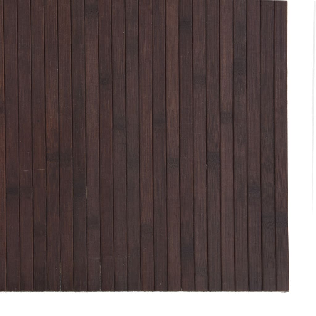 vidaXL Rug Rectangular Dark Brown 80x300 cm Bamboo 6