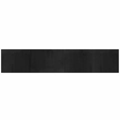 vidaXL Rug Rectangular Black 80x400 cm Bamboo 2