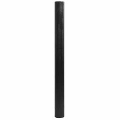 vidaXL Rug Rectangular Black 80x500 cm Bamboo 3
