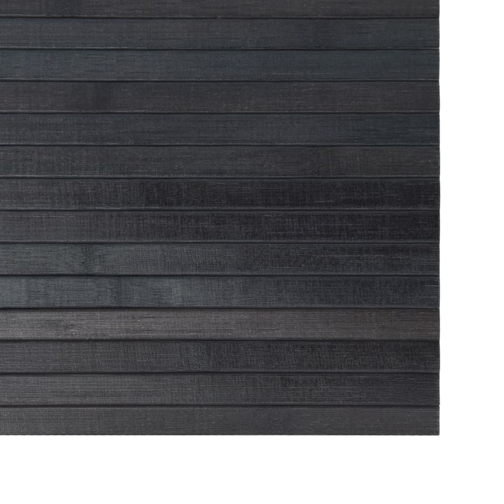 vidaXL Rug Rectangular Grey 100x200 cm Bamboo 6
