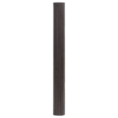 vidaXL Rug Rectangular Dark Brown 100x200 cm Bamboo 3