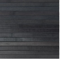 Rug Rectangular 100x400 cm Bamboo Grey