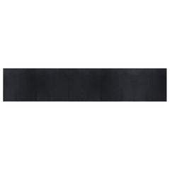 Rug Rectangular 100x500 cm Bamboo Black