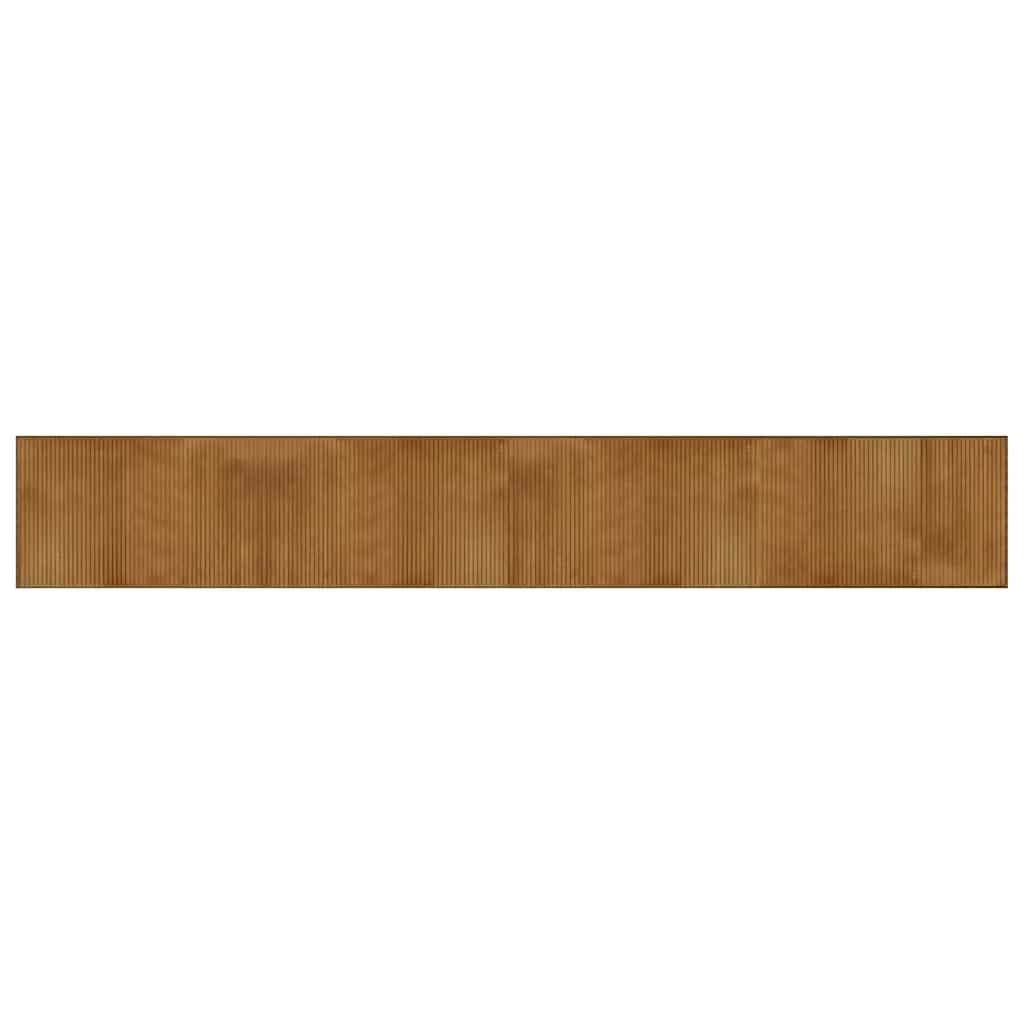 vidaXL Rug Rectangular Brown60x400 cm Bamboo 2
