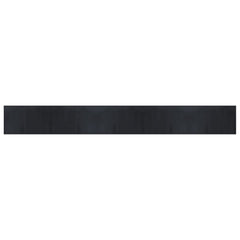 vidaXL Rug Rectangular Black 60x500 cm Bamboo 2