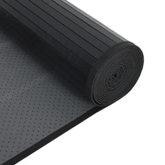 vidaXL Rug Rectangular Black 60x500 cm Bamboo 5