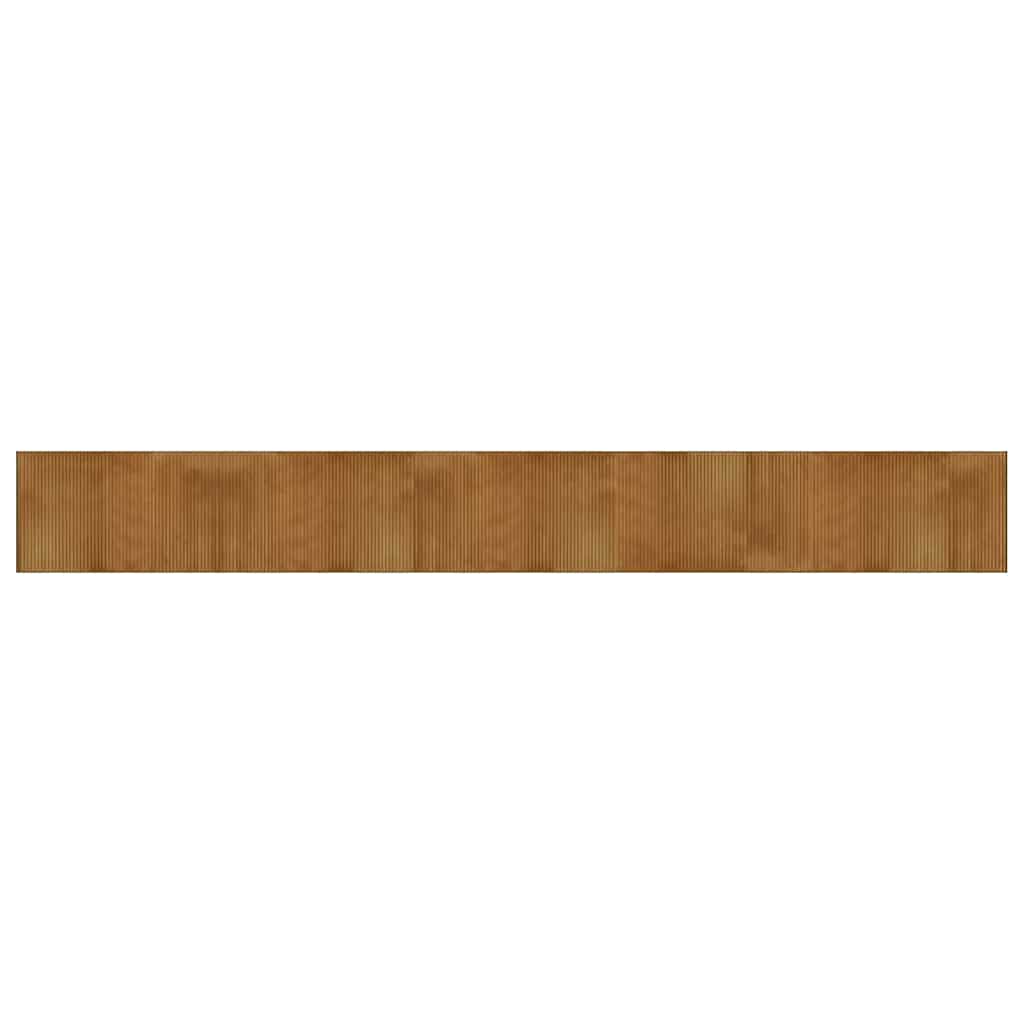 vidaXL Rug Rectangular Brown60x500 cm Bamboo 2
