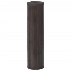 vidaXL Rug Rectangular Dark Brown60x1000 cm Bamboo 3