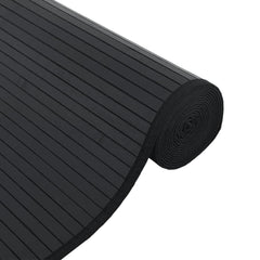 vidaXL Rug Rectangular Black70x300 cm Bamboo 4