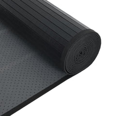 vidaXL Rug Rectangular Black70x300 cm Bamboo 5