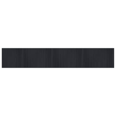vidaXL Rug Rectangular Black70x400 cm Bamboo 2