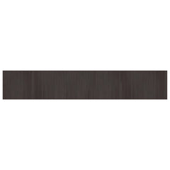 Rug Rectangular Bamboo Width 70 cm Dark brown 400 cm