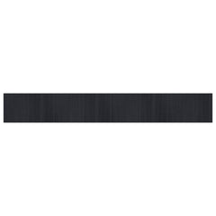 vidaXL Rug Rectangular Black70x500 cm Bamboo 2