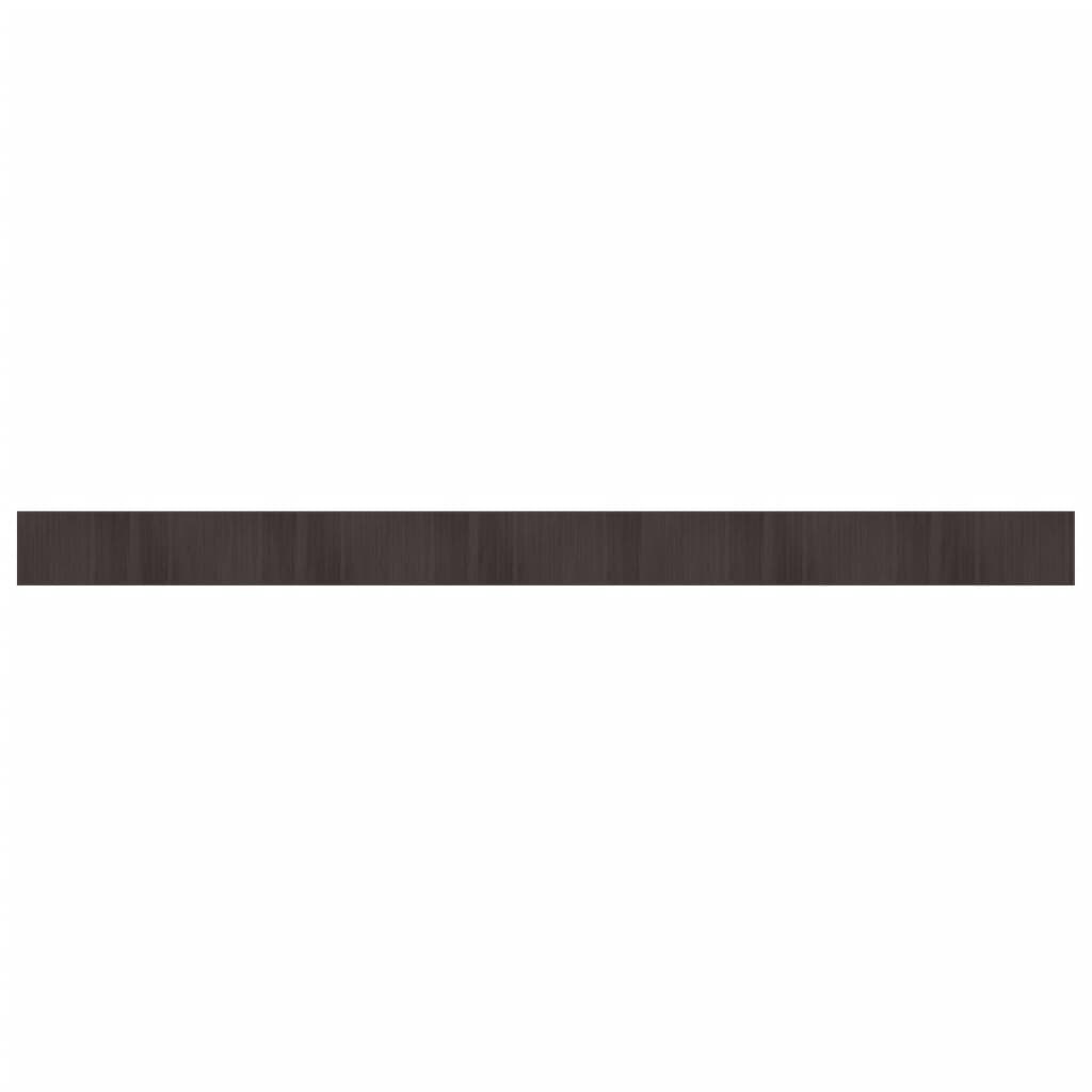 vidaXL Rug Rectangular Dark Brown70x1000 cm Bamboo 2