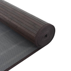 vidaXL Rug Rectangular Dark Brown70x1000 cm Bamboo 5