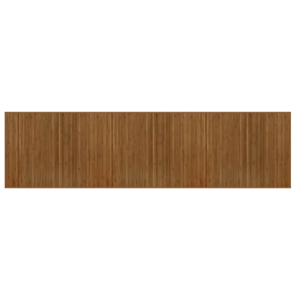 vidaXL Rug Rectangular Brown80x300 cm Bamboo 2