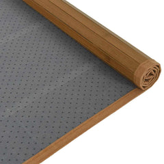 vidaXL Rug Rectangular Brown80x300 cm Bamboo 5