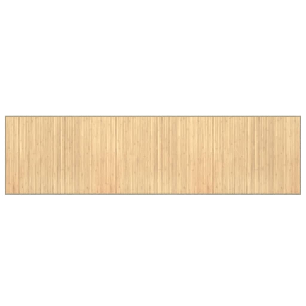 vidaXL Rug Rectangular Light Natural80x300 cm Bamboo 2