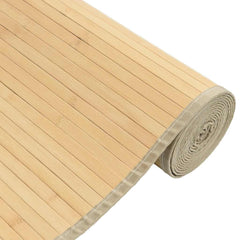vidaXL Rug Rectangular Light Natural80x300 cm Bamboo 4