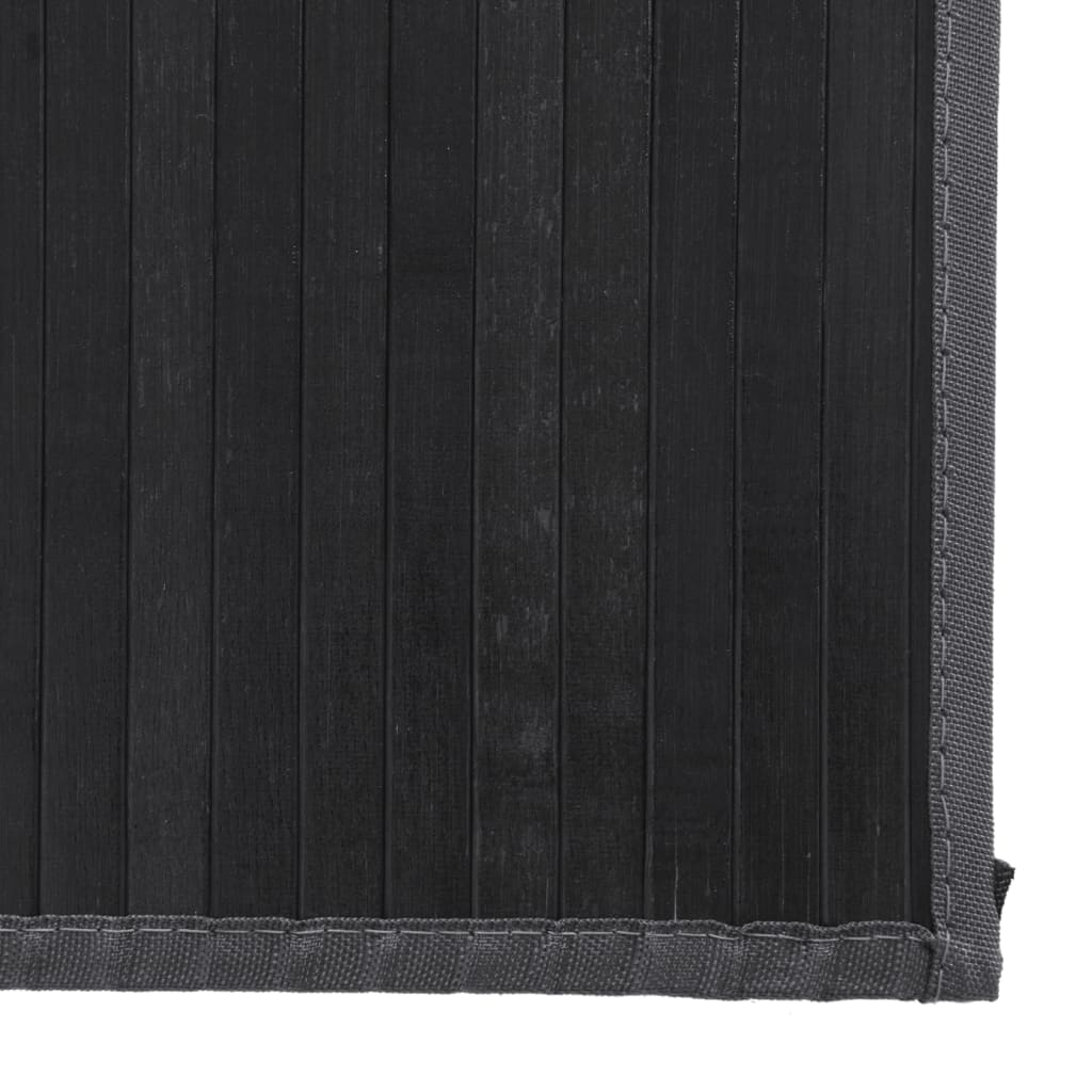 vidaXL Rug Rectangular Grey80x300 cm Bamboo 6