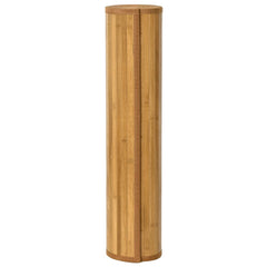 Rug Rectangular Bamboo Width 80 cm Natural 400 cm