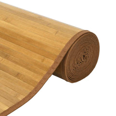Rug Rectangular Bamboo Width 80 cm Natural 400 cm