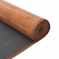 Rug Rectangular Bamboo Width 80 cm Natural 400 cm