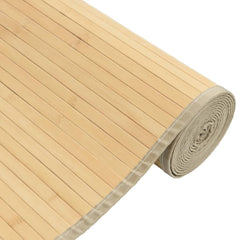 vidaXL Rug Rectangular Light Natural80x400 cm Bamboo 4