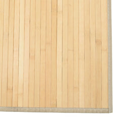 vidaXL Rug Rectangular Light Natural80x400 cm Bamboo 6
