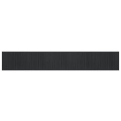 Rug Rectangular Bamboo Width 80 cm Grey 1000 cm