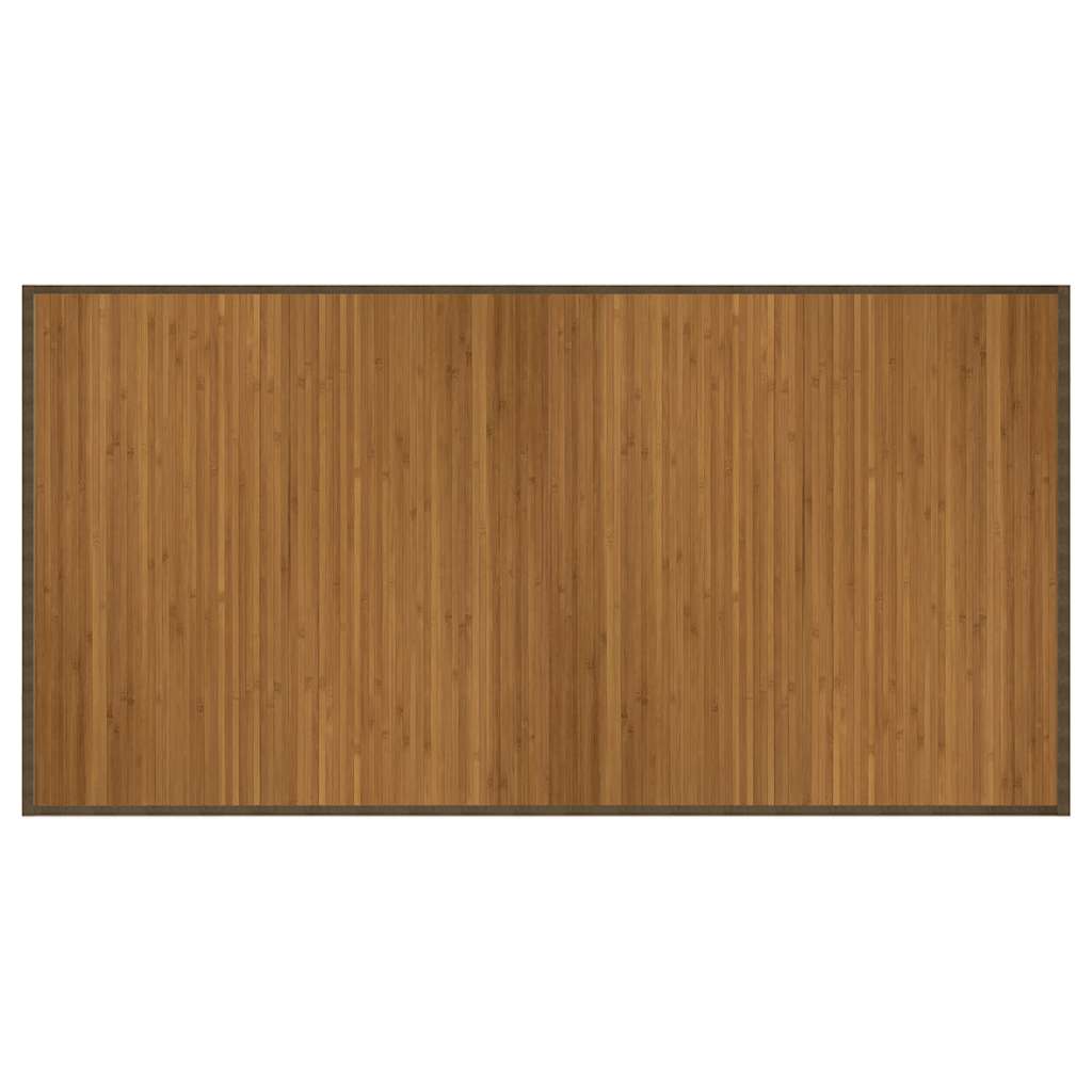 vidaXL Rug Rectangular Brown 100x200 cm Bamboo 2