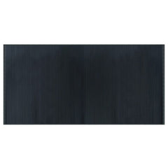 vidaXL Rug Rectangular Grey100x200 cm Bamboo 2