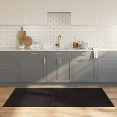 vidaXL Rug Rectangular Dark Brown100x200 cm Bamboo 1