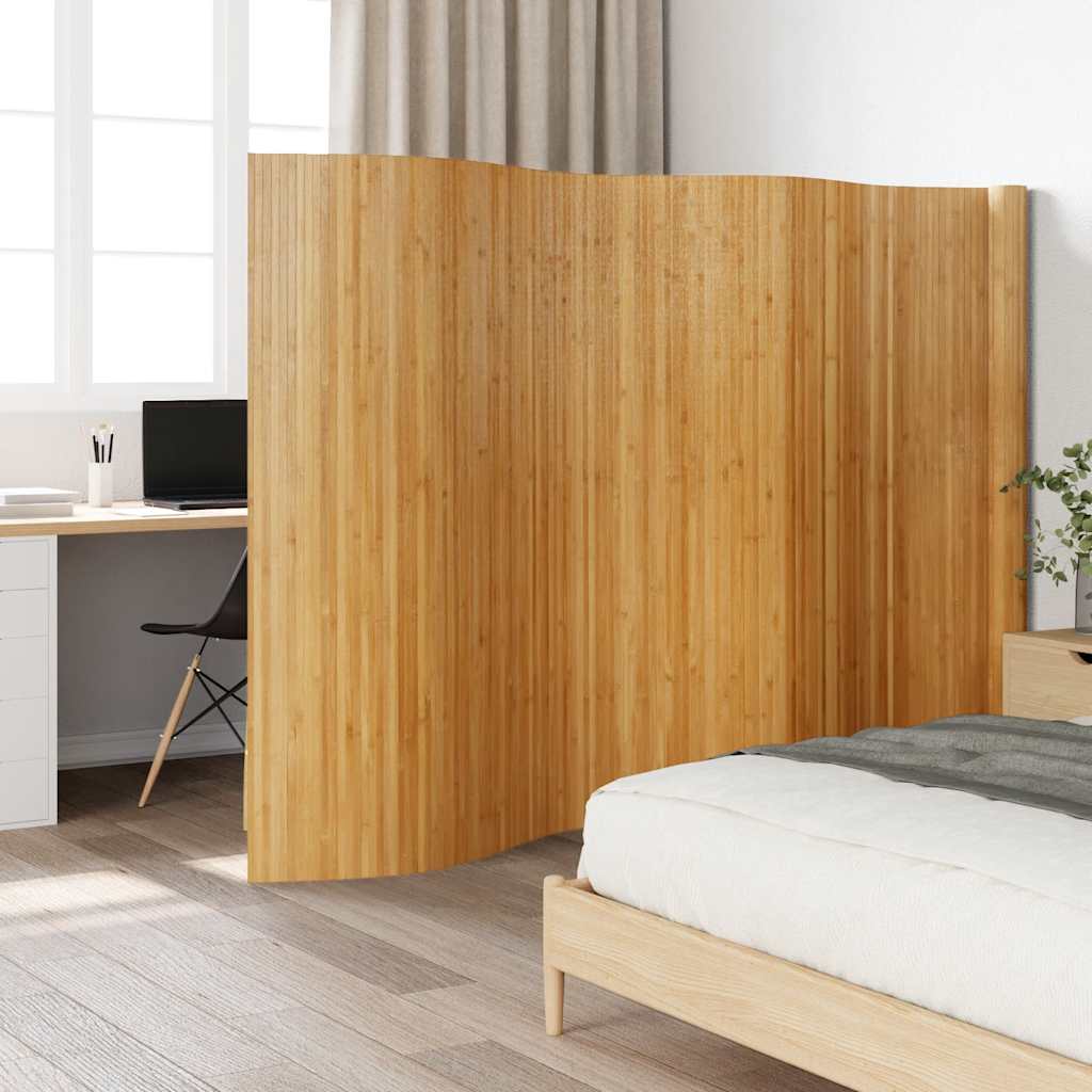 Room Divider Width Height 165 cm Bamboo 800 cm Natural