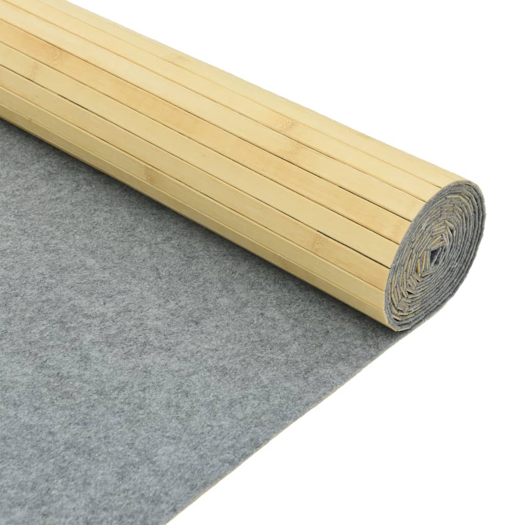 Room Divider Width Height 165 cm Bamboo 800 cm Light brown