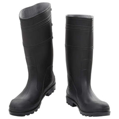 vidaXL Rain Boots Black Size 44 PVC 2