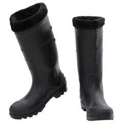 Rain Boots with Removable Socks Black Size 41 PVC, image 2