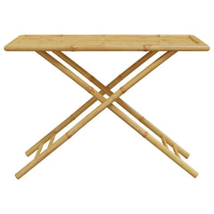 vidaXL Folding Garden Table 110x55x75 cm Bamboo 4