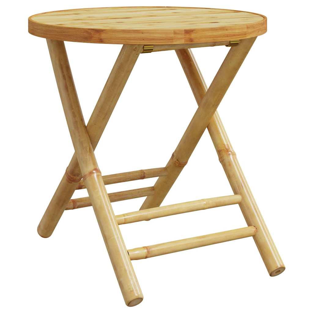 Folding Garden Table Bamboo 45 x 45 cm