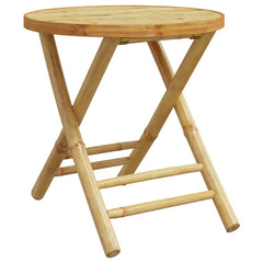 Folding Garden Table Bamboo 45 x 45 cm