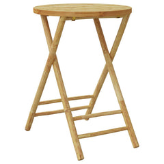 Folding Garden Table Bamboo 55 x 75 cm