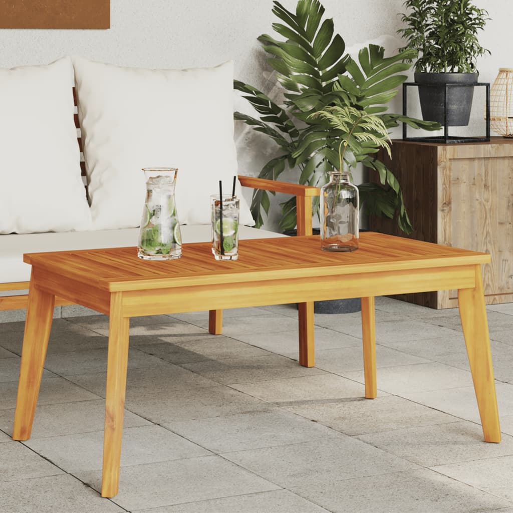 Garden Set Solid Wood Acacia Table
