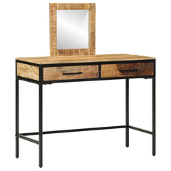 vidaXL Dressing Table Brown 100 x 40 x 120 cm Solid Mango wood 3