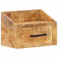 vidaXL Bedside Cabinet Brown 40 x 30 x 30 cm Solid Mango Wood 1