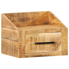 vidaXL Bedside Cabinet Brown 40 x 30 x 30 cm Solid Mango Wood 3