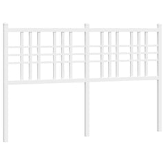 vidaXL Metal Replace Headboard White 120cm 2